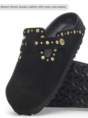 Boston Clog with rivets